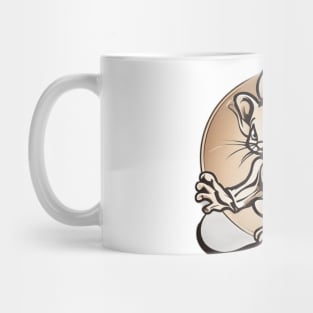 Mouse Bronze Shadow Silhouette Anime Style Collection No. 388 Mug